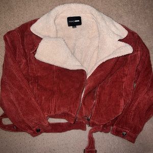 Fashion Nova Fleece lined quarteroid jacket